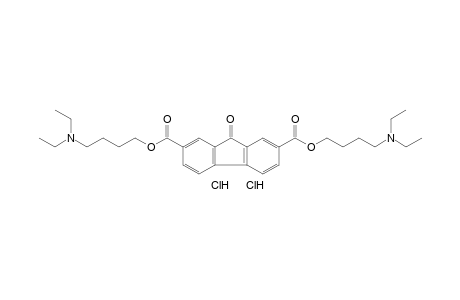 9-oxofluorene-2,7-dicarboxylic acid, bis[4-(diethylamino)butyl]ester, dihydrochloride