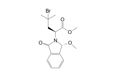 (2S)-4-bromo-2-[(1R)-1-methoxy-3-oxo-1H-isoindol-2-yl]-4-methylpentanoic acid methyl ester