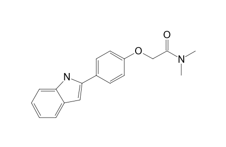 2-[4-(1H-Indol-2-yl)phenoxy]-N,N-dimethylacetamide