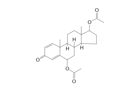 Androsta-1,4-dien-3-one, 6,17-dihydroxy-, (6.beta.,17.alpha.)-, 6,17-diacetate