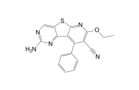 2-Amino-8-cyano-7ethoxy-9-phenylpyrido[3',2':4,5]thieno[3,2-d]pyrimidine