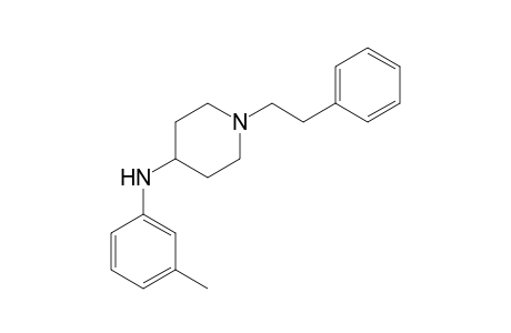 N-(3-Methylphenyl)-1-(2-phenylethyl)piperidin-4-amine