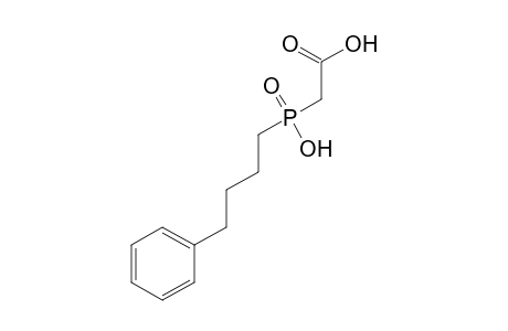 [hydroxy(4-phenylbutyl)phosphinyl]acetic acid