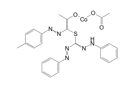 ({1-[2-(4-methylphenyl)diazen-1-yl]-1-{[N'-(phenylamino)-N-(phenylimino)carbamimidoyl]sulfanyl}prop-1-en-2-yl}oxy)cobaltio acetate