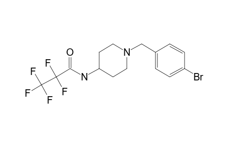 1-(4-Bromobenzyl)-4-piperidinamine, N-pentafluoropropionyl-