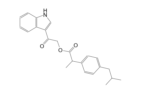2-(1H-indol-3-yl)-2-oxoethyl 2-(4-isobutylphenyl)propanoate