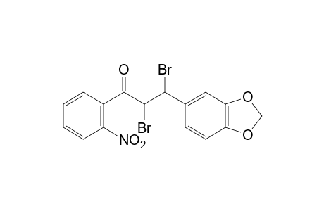 2,3-dibromo-3-[3,4-(methylenedioxy)phenyl]-2'-nitropropiophenone