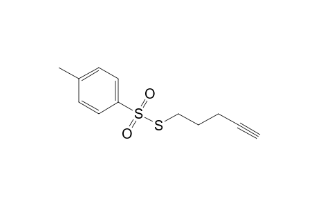 4-Pentyn-1-yl para-toluenethiosulfonate