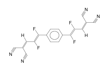 E,E-PARA-DI(1,2-DIFLUORO-4,4-DICYANO-1,3-BUTADIEN-1-YL)BENZENE