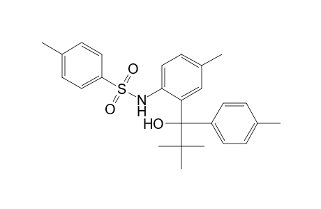 Benzenesulfonamide, N-[2-[1-hydroxy-2,2-dimethyl-1-(4-methylphenyl)propyl]-4-methylphenyl]-4-methyl-