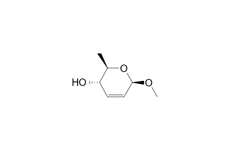 Methyl 2,3,6-trideoxy-.alpha.-DL-erythro-hex-2-enopyranoside