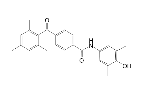 benzamide, N-(4-hydroxy-3,5-dimethylphenyl)-4-(2,4,6-trimethylbenzoyl)-