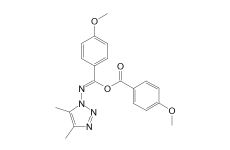 1-(ALPHA-PARA-METHOXY-BENZOYLOXY-PARA-METHOXY-PHENYLIDENE-AMINO)-4,5-DIMETHYL-1,2,3-TRIAZOLE