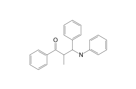 2-Methyl-1,3-diphenyl-3-phenylazanyl-propan-1-one