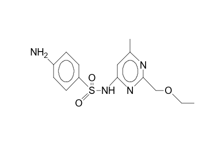 4-amino-N-[2-(ethoxymethyl)-6-methylpyrimidin-4-yl]benzenesulfonamide