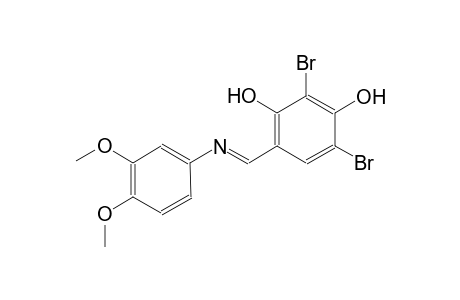 4-(2,4-Dihydroxy-3,5-dibromobenzylideneamino)veratrole