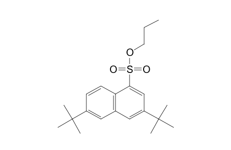 3,6-di-tert-butyl-1-naphthalenesulfonic acid, propyl ester