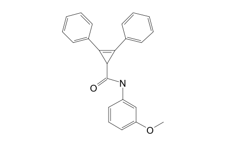 Cyclopropene-3-carboxamide, 1,2-diphenyl-N-(3-methoxyphenyl)-