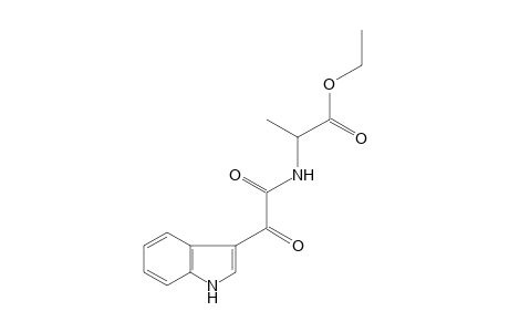 N-[(indol-3-yl)glyoxyloyl]alanine, ethyl ester
