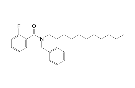 Benzamide, 2-fluoro-N-benzyl-N-undecyl-