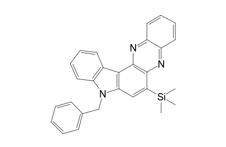 8-Benzyl-6-(trimethylsilyl)-8H-indolo[3,2-a]phenazine