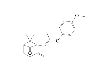 (E)-2-Methylene-7,7-dimethyl-1-[2-(4-methoxyphenoxy)propenyl]bicyclo[3.1.1]heptan-6-one