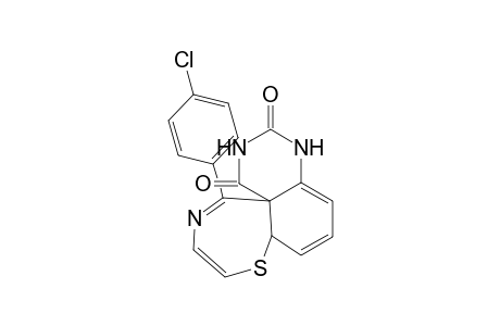 5-(4-Chlorophenyl)-2,4-dioxo-1H,3H-pyrimido[5,4-f]benzo[1,4]thiazepine