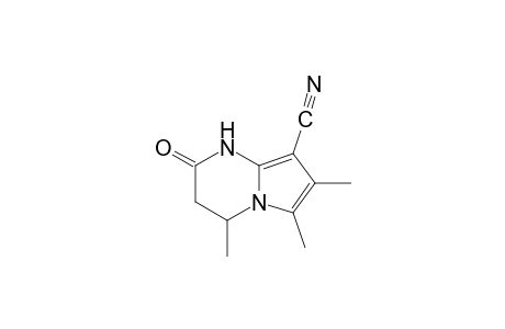 2-oxo-1,2,3,4-tetrahydro-4,6,7-trimethylpyrrolo[1,2-a]pyrimidine-8-carbonitrile