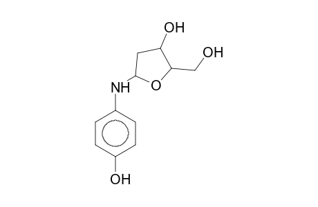 1-(4-Hydroxyanilino)-1,2-dideoxy-.alpha.-d-ribofuranose