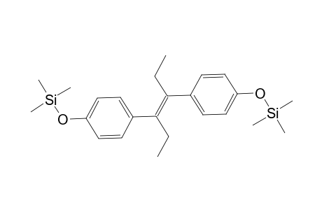 [4-((1E)-1-Ethyl-2-(4-[(trimethylsilyl)oxy]phenyl)-1-butenyl)phenoxy](trimethyl)silane