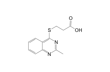 3-[(2-Methyl-4-quinazolinyl)sulfanyl]propanoic acid