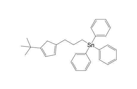 4-(tert-Butyl)-1-(3-triphenylstannylpropyl)-1,3-cyclopentadiene