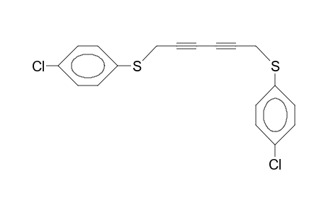 1,6-bis[(p-chlorophenyl)thio]-2,4-hexadiyne
