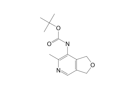 1,3-dihydro-6-methylfuro[3,4-c]pyridine-7-carbamic acid, tert-butyl ester