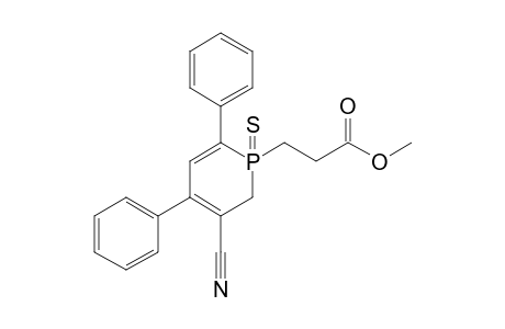 3-Cyano-1-[2-(methoxycarbonyl)ethyl]-4,6-diphenyl-1,2-dihydrophosphorin 1-sulfide