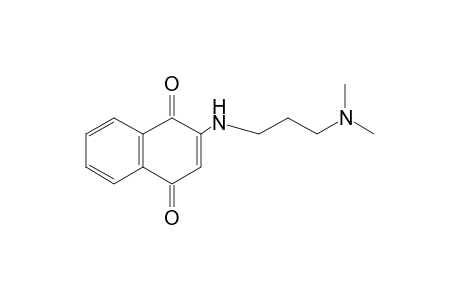 2-{[3-(dimethylamino)propyl]amino}-1,4-naphthoquinone