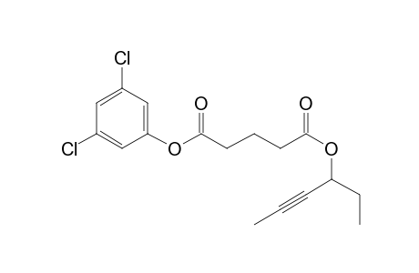 Glutaric acid, hex-4-yn-3-yl 3,5-dichlorophenyl ester