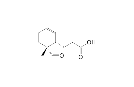 3-[(1S,2R)-2-FORMYL-2-METHYLCYCLOHEX-5-ENYL]-PROPIONIC_ACID