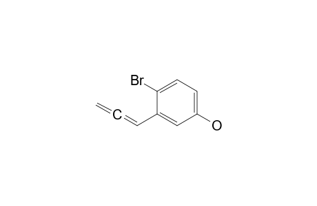 4-Bromo-3-(propa-1,2-dien-1-yl)phenol