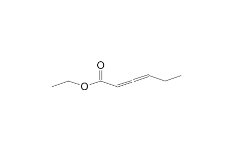 2,3-Hexadienoic acid, ethyl ester