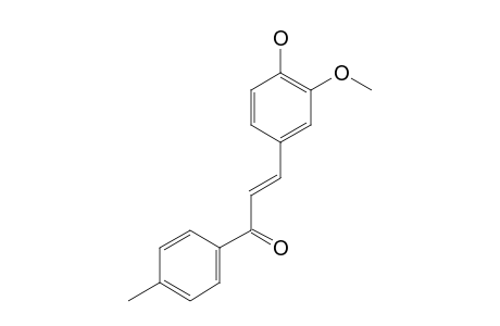 3-(4-Hydroxy-3-methoxyphenyl)-1-(4-methylphenyl)-2-propen-1-one