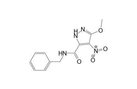 N-benzyl-3-methoxy-4-nitro-1H-pyrazole-5-carboxamide