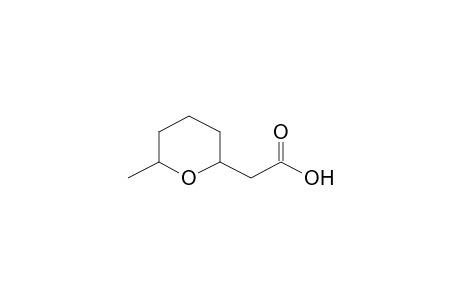 2-(6-methyloxan-2-yl)acetic acid