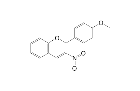 2-(4-Methoxyphenyl)-3-nitro-2H-1-benzopyran