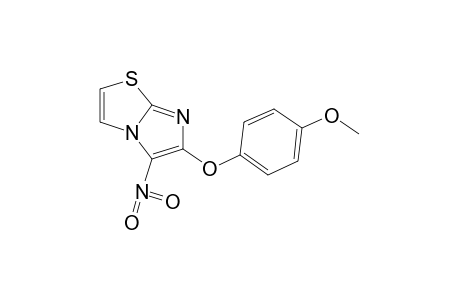 6-(p-METHOXYPHENOXY)-5-NITROIMIDAZO[2,1-b]THIAZOLE