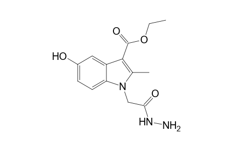 Ethyl 1-(2-hydrazinyl-2-oxoethyl)-5-hydroxy-2-methyl-1H-indole-3-carboxylate