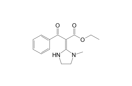 (2Z)-2-(1-methyl-2-imidazolidinylidene)-3-oxo-3-phenylpropanoic acid ethyl ester