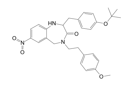 2-(4-tert-Butoxy-benzyl)-4-[2-(4-methoxy-phenyl)-ethyl]-7-nitro-3-oxo-1,2,4,5-tetrahydro-3H-1,4-benzodiazepin-3-one