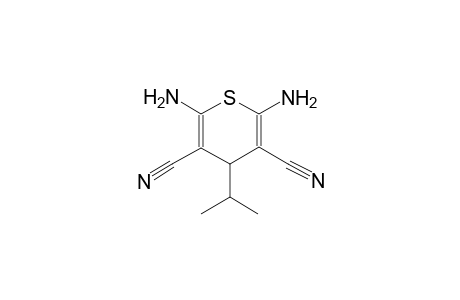 2,6-bis(azanyl)-4-propan-2-yl-4H-thiopyran-3,5-dicarbonitrile