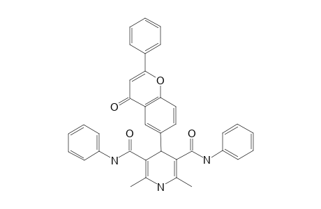 N,N'-Diphenyl-[1,4-dihydro-2,6-dimethyl-4-(2'-phenyl-4H-[1']benzopyran-4'-oxo-6'-yl)]-3,5-pyridinedicarboxamide